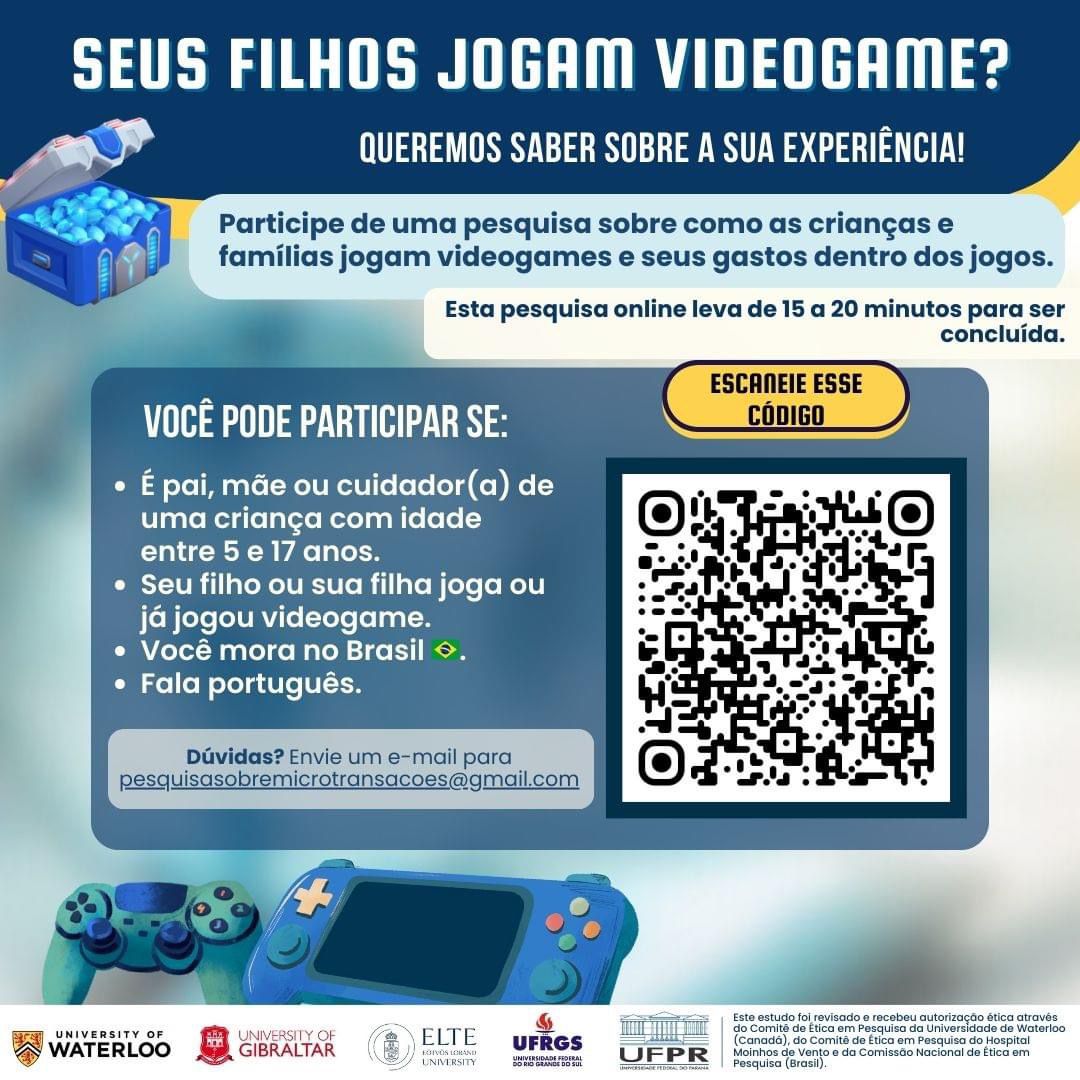 Imagem sobre a pesquisa relacionada a jogos de vídeo game