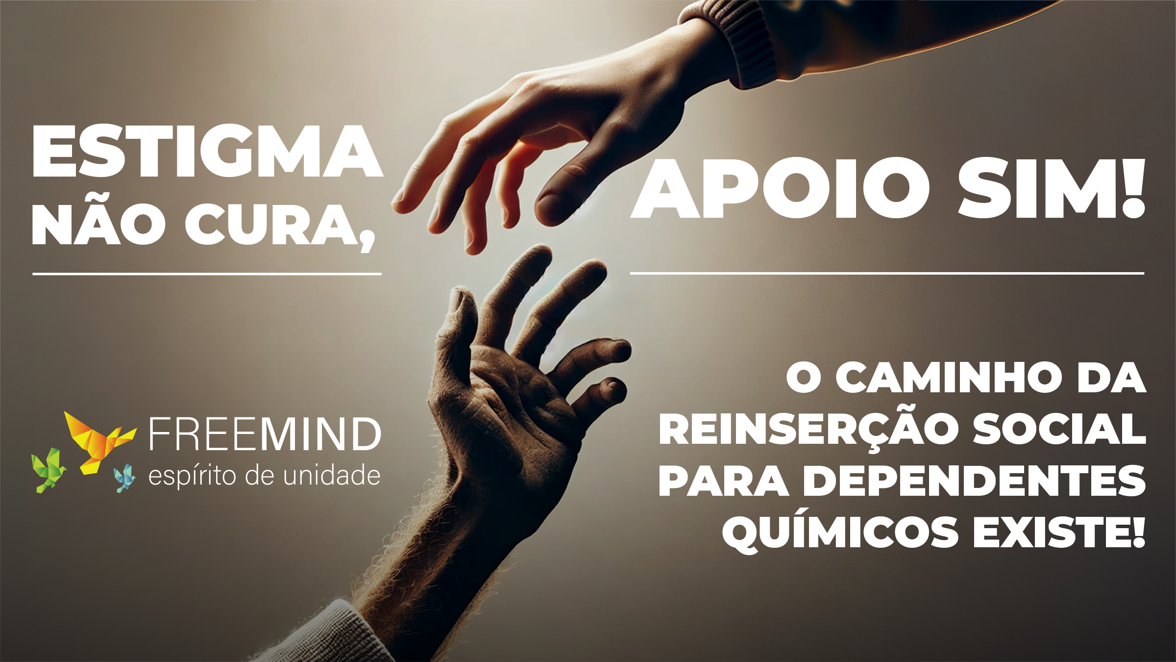 O estigma é uma barreira, mas o apoio e a reinserção social são fundamentais na recuperação de dependentes químicos