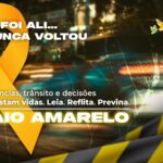 O uso de substâncias no trânsito mata todos os dias. Neste Maio Amarelo, é hora de ser exemplo e mudar vidas.