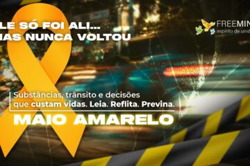 O uso de substâncias no trânsito mata todos os dias. Neste Maio Amarelo, é hora de ser exemplo e mudar vidas.