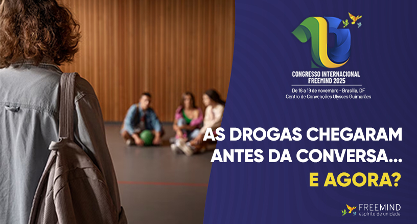 Especialistas discutirão o papel da escola na prevenção às drogas e vícios digitais no 10º Congresso Freemind.