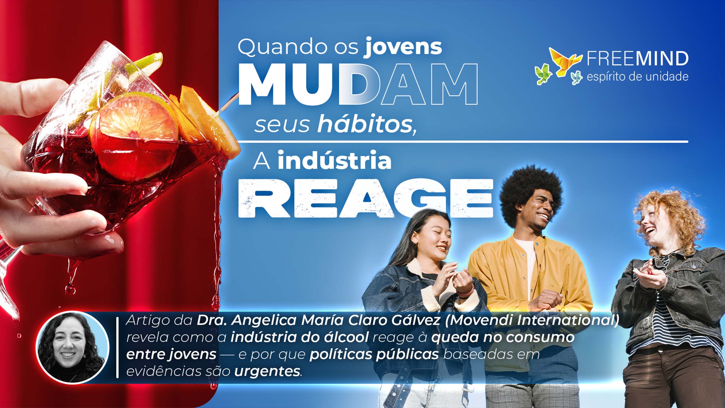 Queda no consumo de álcool entre jovens preocupa a indústria e reforça a importância de políticas públicas de prevenção.