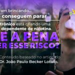 Cigarro eletrônico aumenta a dependência em jovens. Entenda os riscos e o papel da família na prevenção