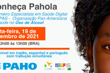 Lançamento do PAHOLA, aplicativo de inteligência artificial para redução do consumo de álcool.